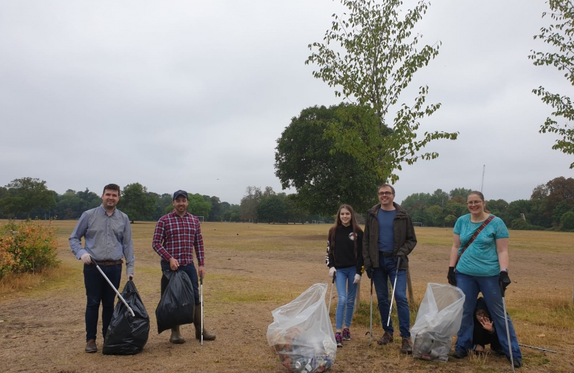 Elliot Colburn Litter Picking