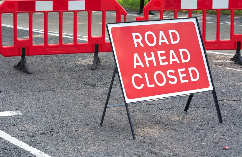 Road Closed Sign