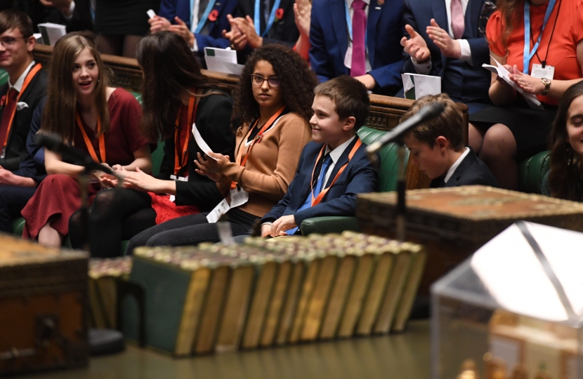 British Youth Parliament in Westminster