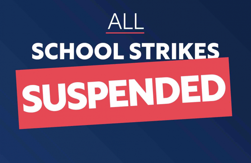 All school strikes have been suspended