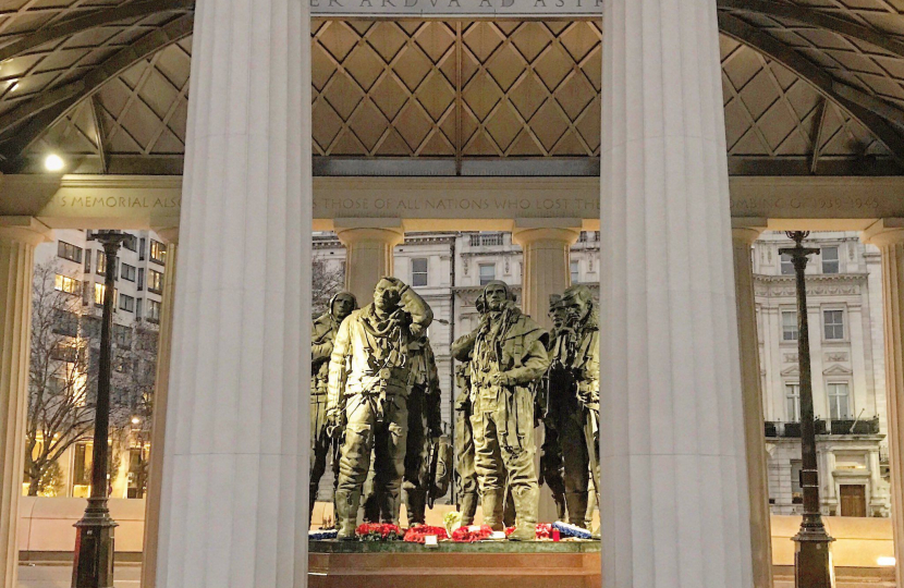 Bomber Command Memorial in Green Park