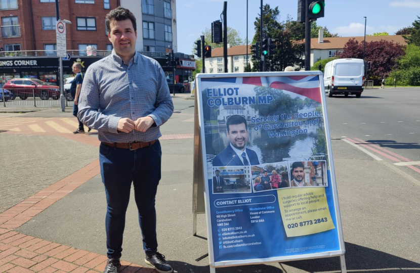 Elliot at one of his street stalls