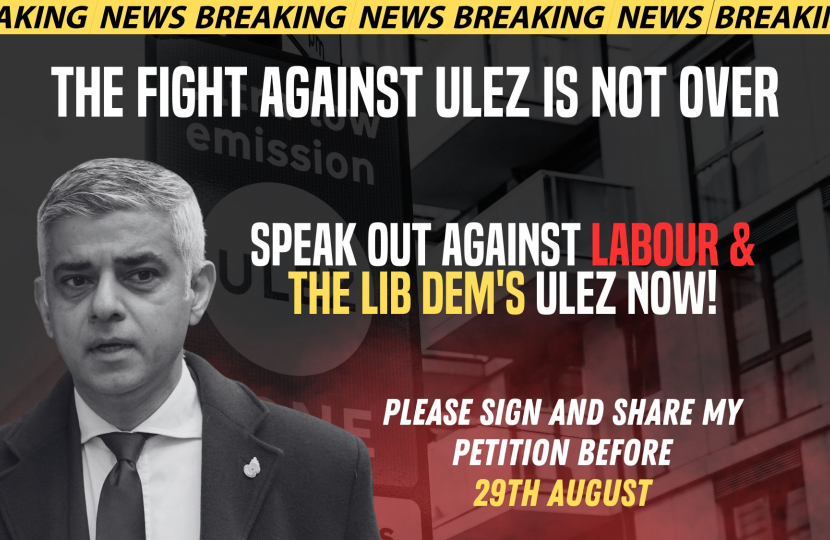 THE FIGHT AGAINST ULEZ IS NOT OVER