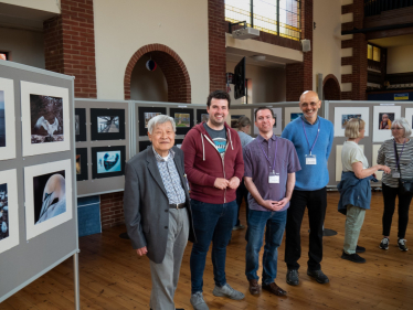 Elliot with some of the exhibitors