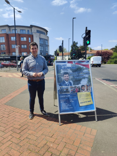 Elliot at one of his street stalls